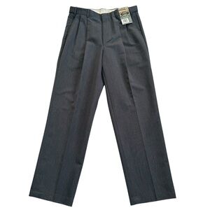 Vintage NWT KB Knights Bridge Expandable Waistband Pleated Pants Men’s 32 x 30
